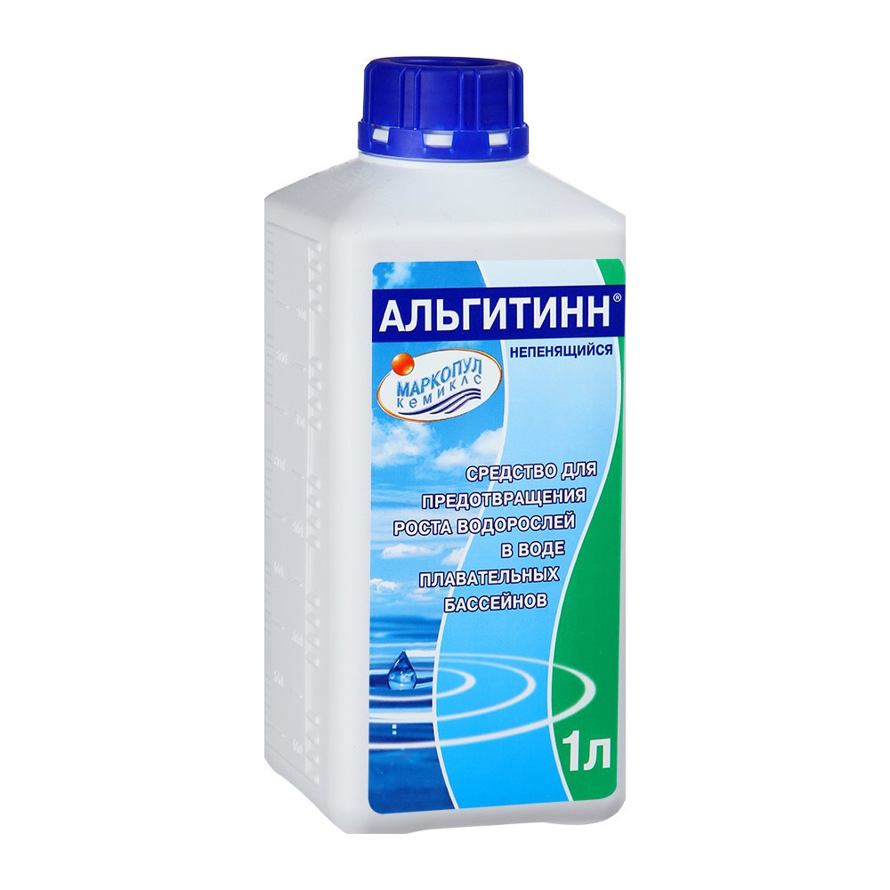 АЛЬГИТИН (Альгицид) непенящийся флакон 1 л (РОССИЯ)